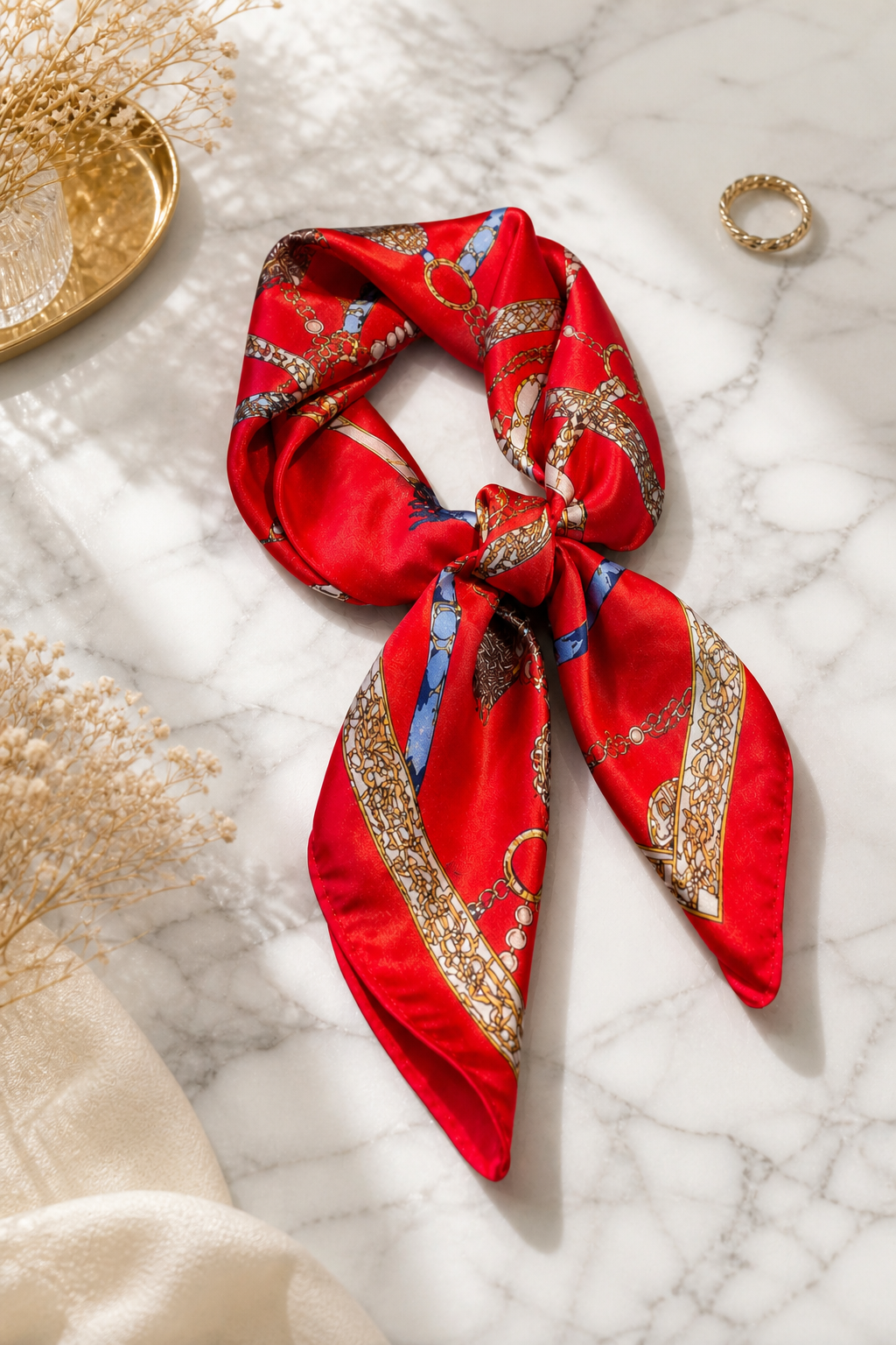 Voyage Silk Scarf — Place Vendôme