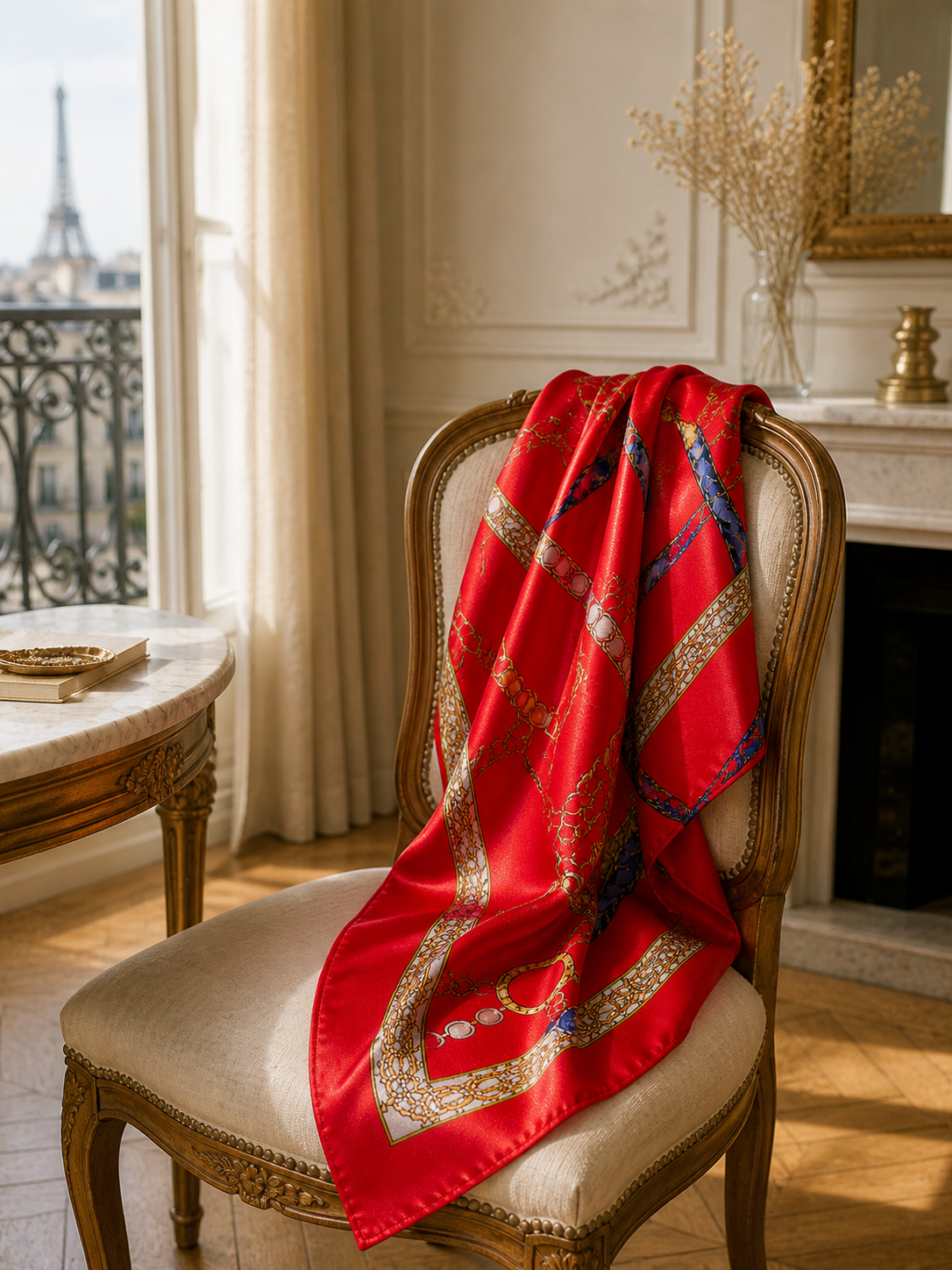 Voyage Silk Scarf — Place Vendôme