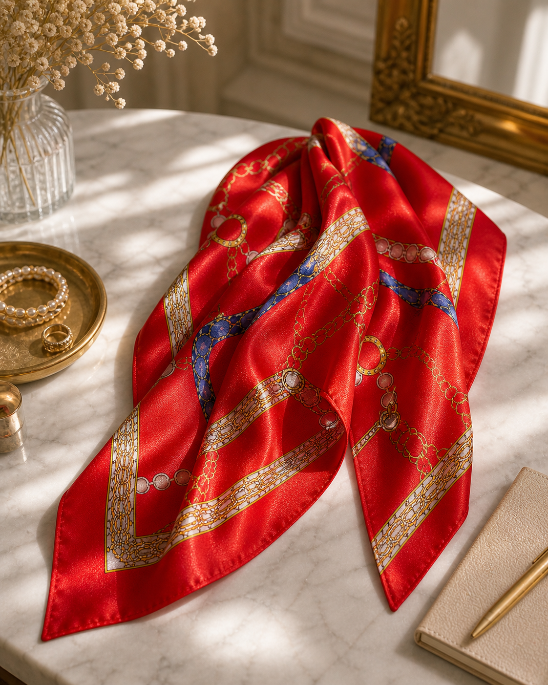 Voyage Silk Scarf — Place Vendôme