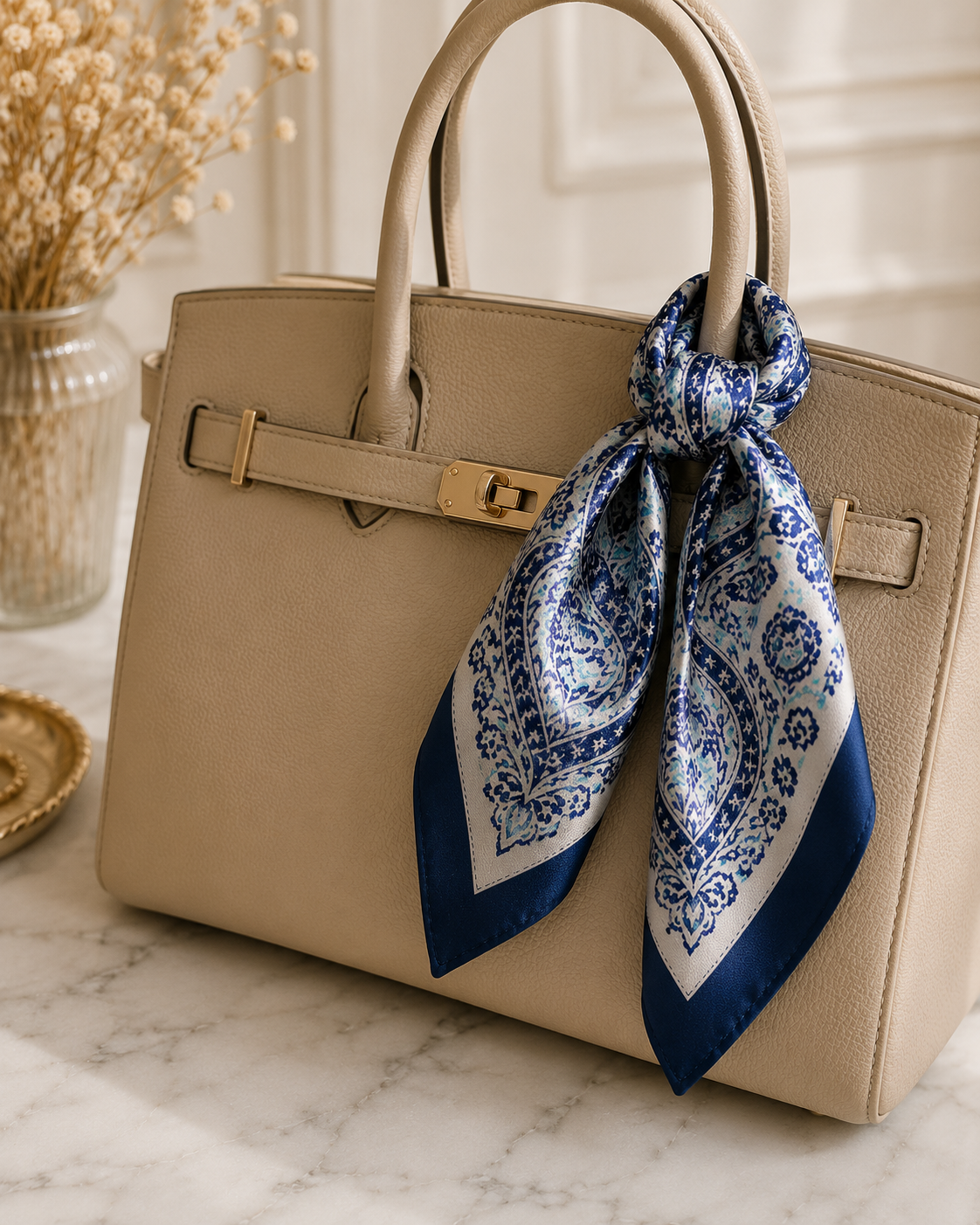 Voyage Silk Scarf — Nocturne
