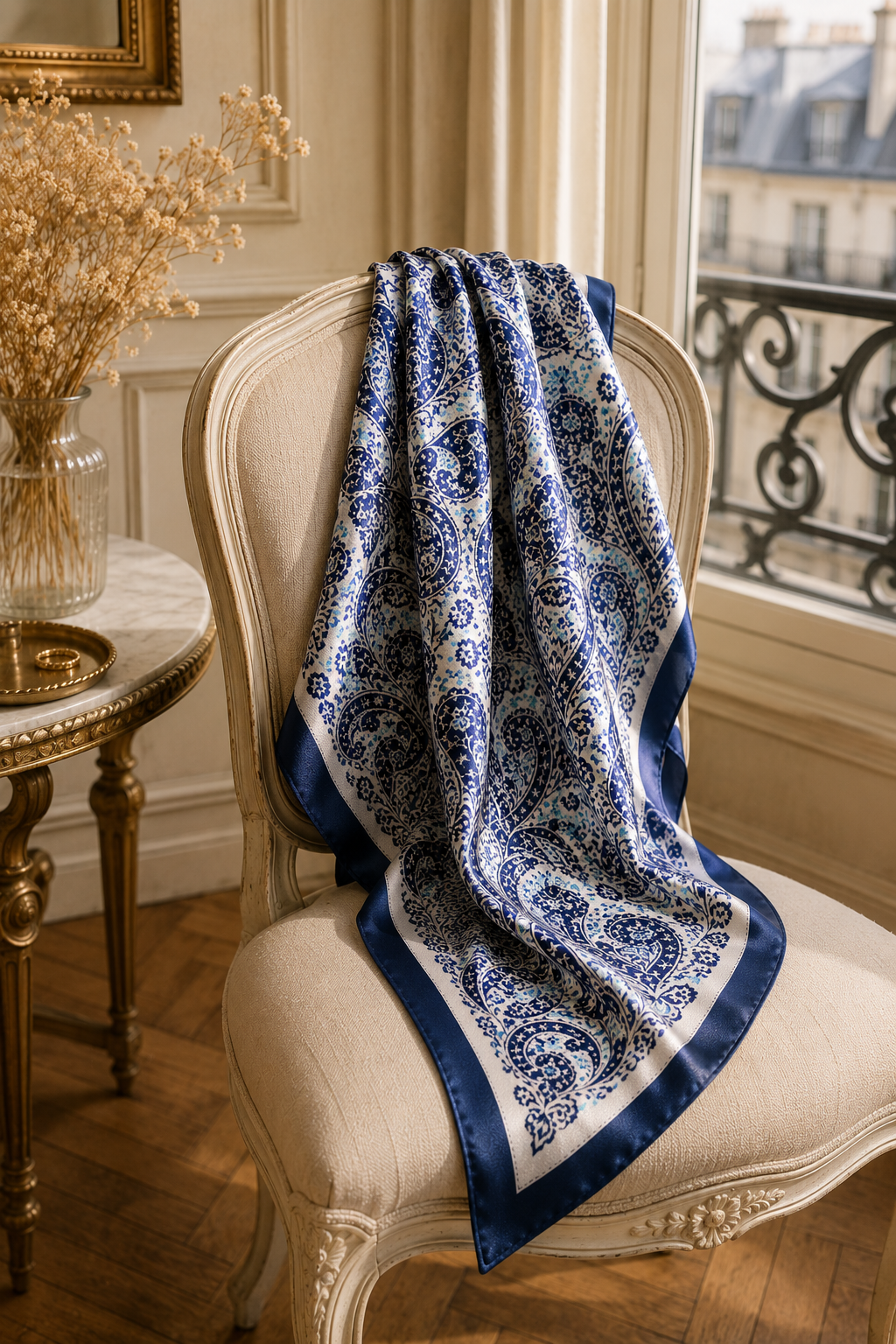 Voyage Silk Scarf — Nocturne