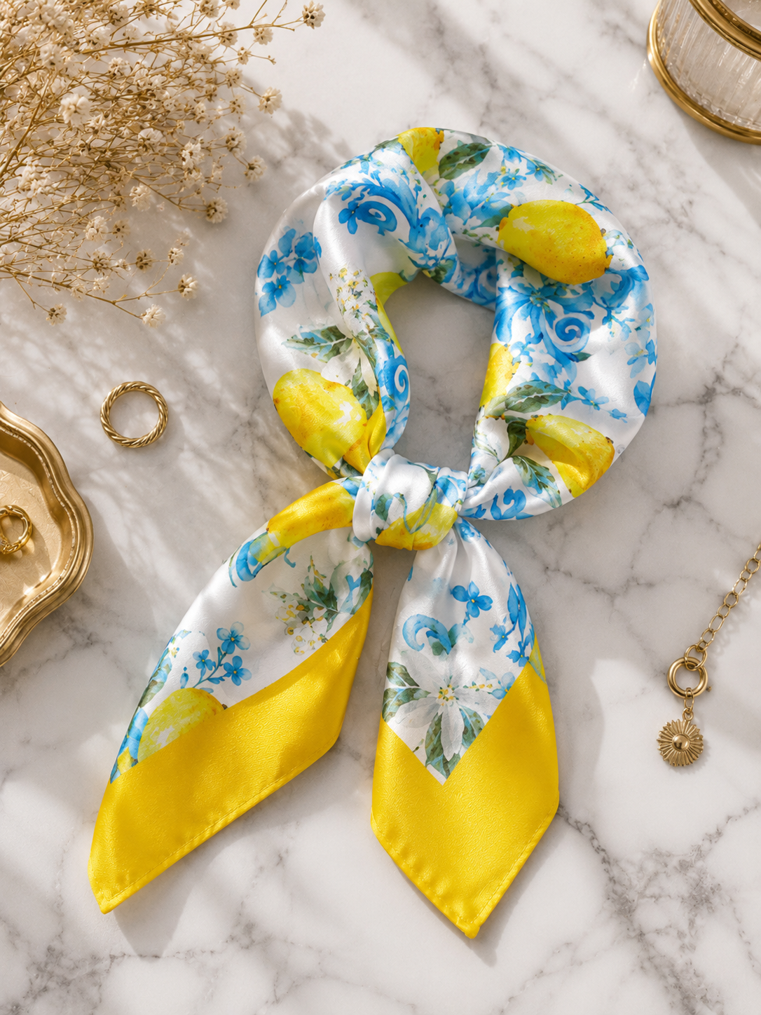 Voyage Silk Scarf — Menton