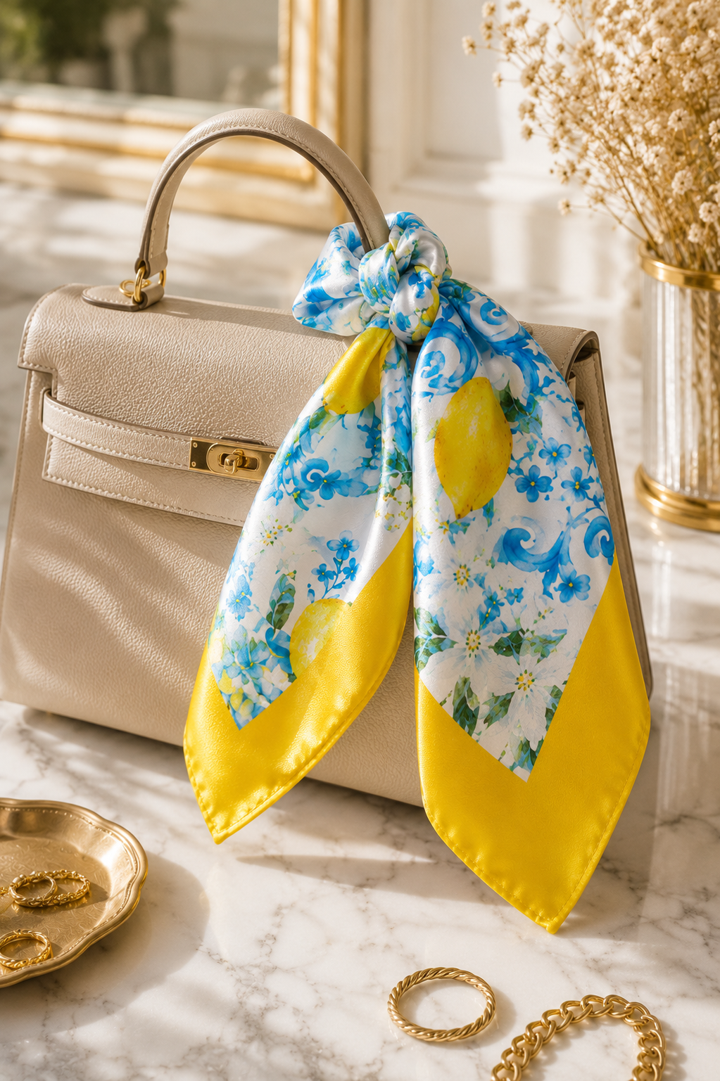 Voyage Silk Scarf — Menton