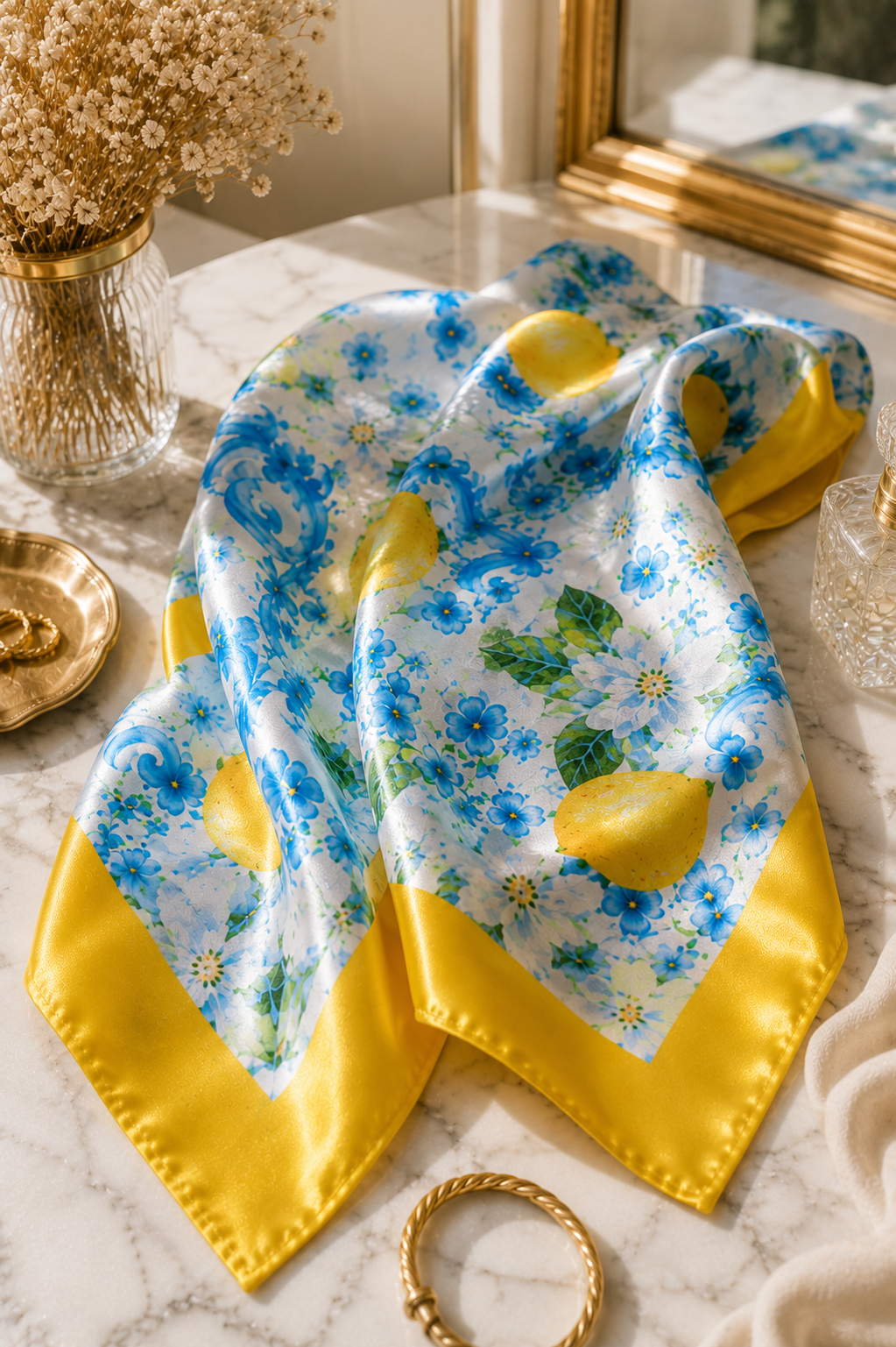 Voyage Silk Scarf — Menton