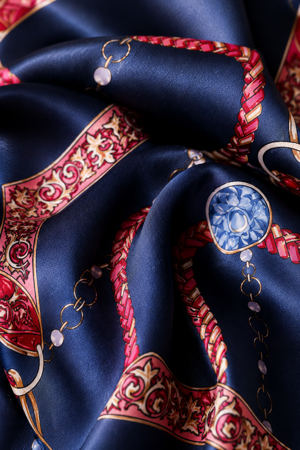 Voyage Silk Scarf — Chantilly
