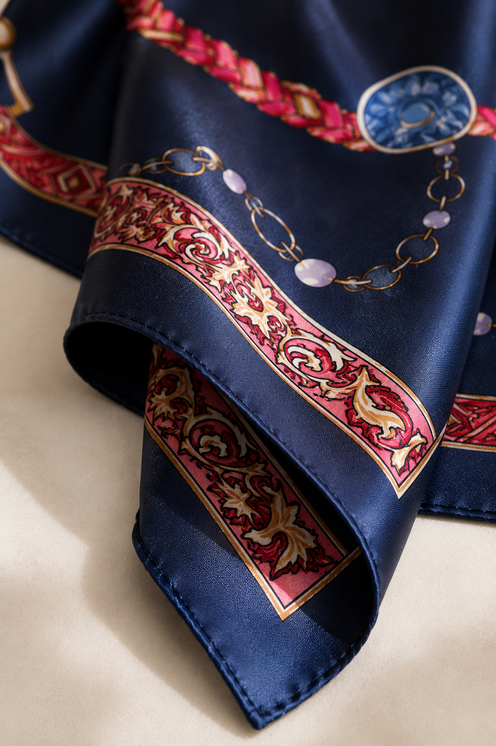Voyage Silk Scarf — Chantilly
