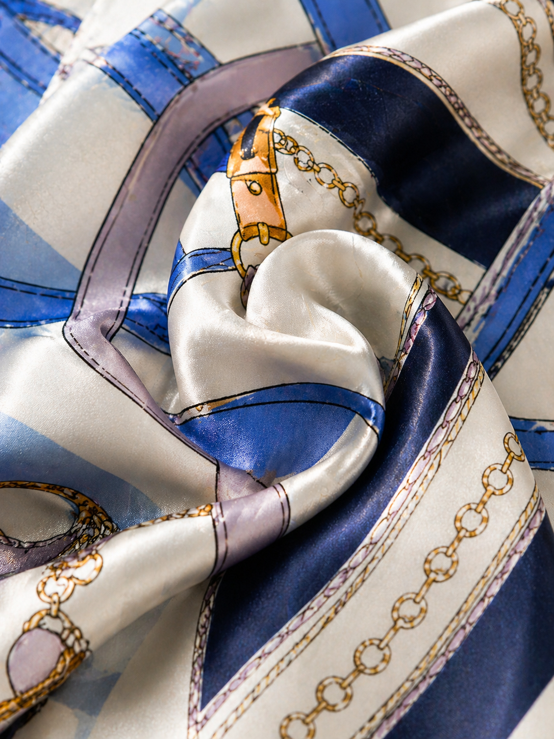 Voyage Silk Scarf — Saint-Tropez