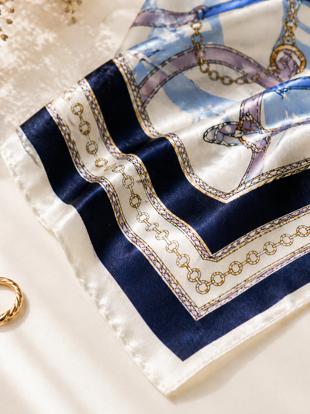 Voyage Silk Scarf — Saint-Tropez