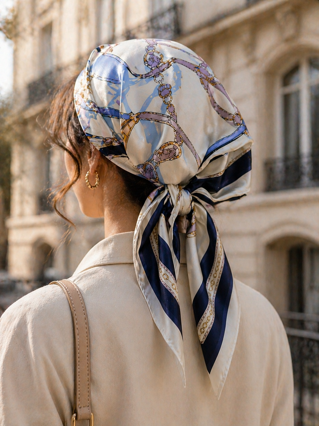 Voyage Silk Scarf — Saint-Tropez