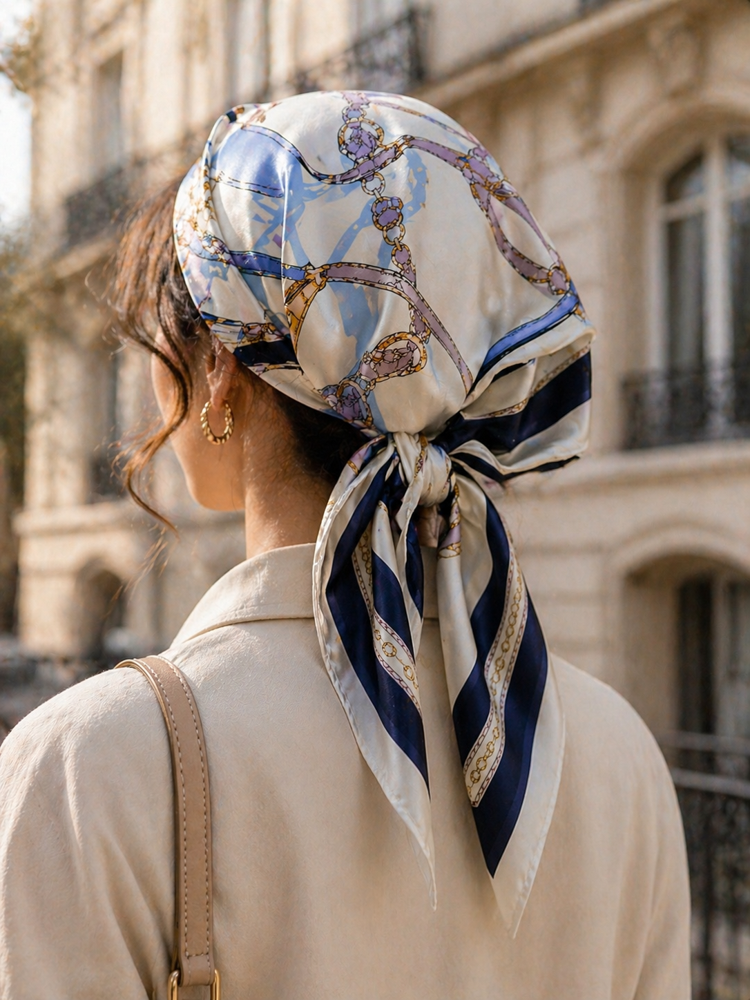 Voyage Silk Scarf — Saint-Tropez