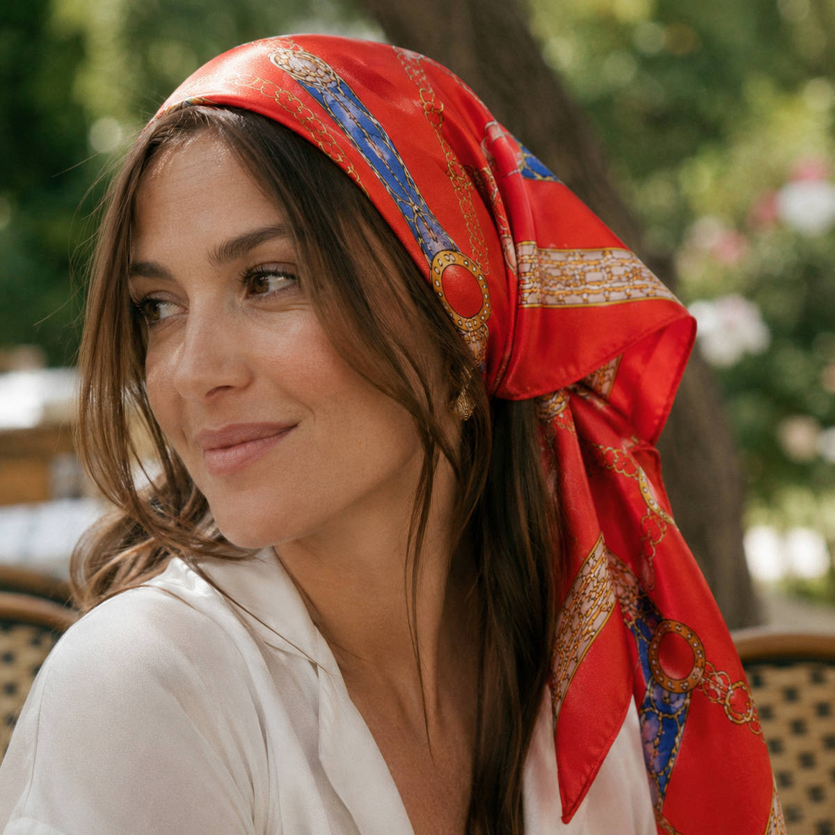 Voyage Silk Scarf — Place Vendôme